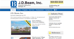 Desktop Screenshot of jdbeam.com